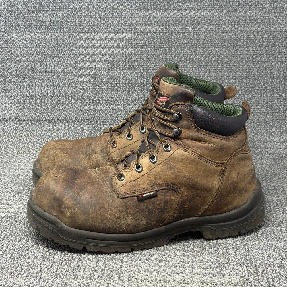 Red Wing King Toe 2260 Men's 10 E2 Wide Composite Toe Waterproof Work Boots